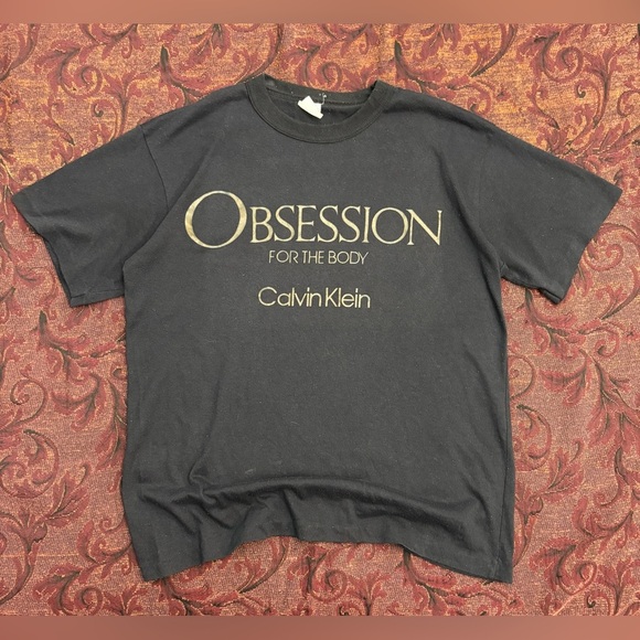 80s Calvin Klein Obession Tee - Picture 1 of 6